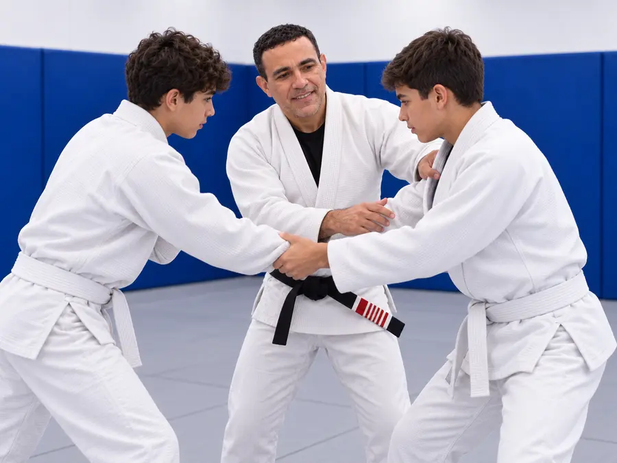 Treino da turma de adolescentes